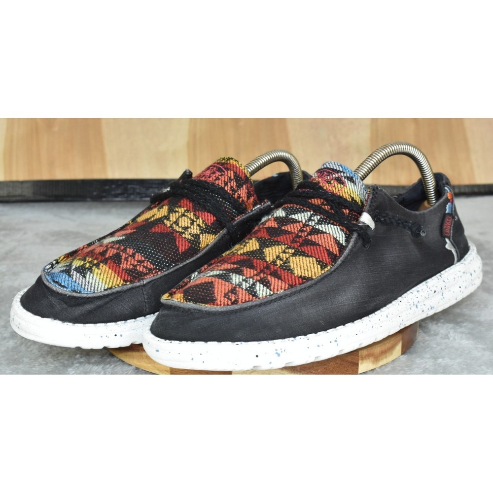 Hey Dude Wendy Boho Women Shoes Size 11 Distressed Texacoco Aztec Tribal Slip On